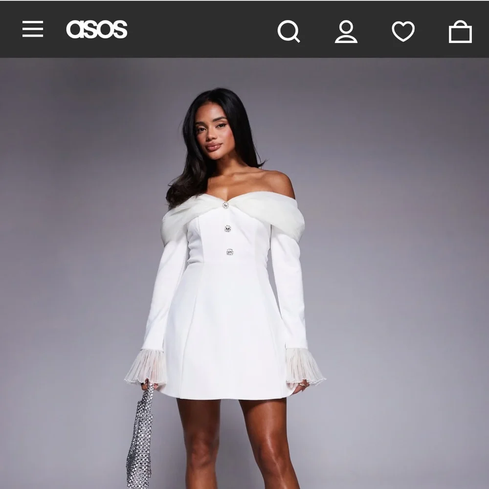 ASOS Luxe Ivory Dress BWT - Picture 4 of 4